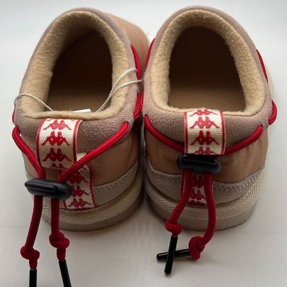Kappa 222 Banda Mule Slippers‎ Hazelnut Eggnog Red Mule Slippers Men 7 NWB